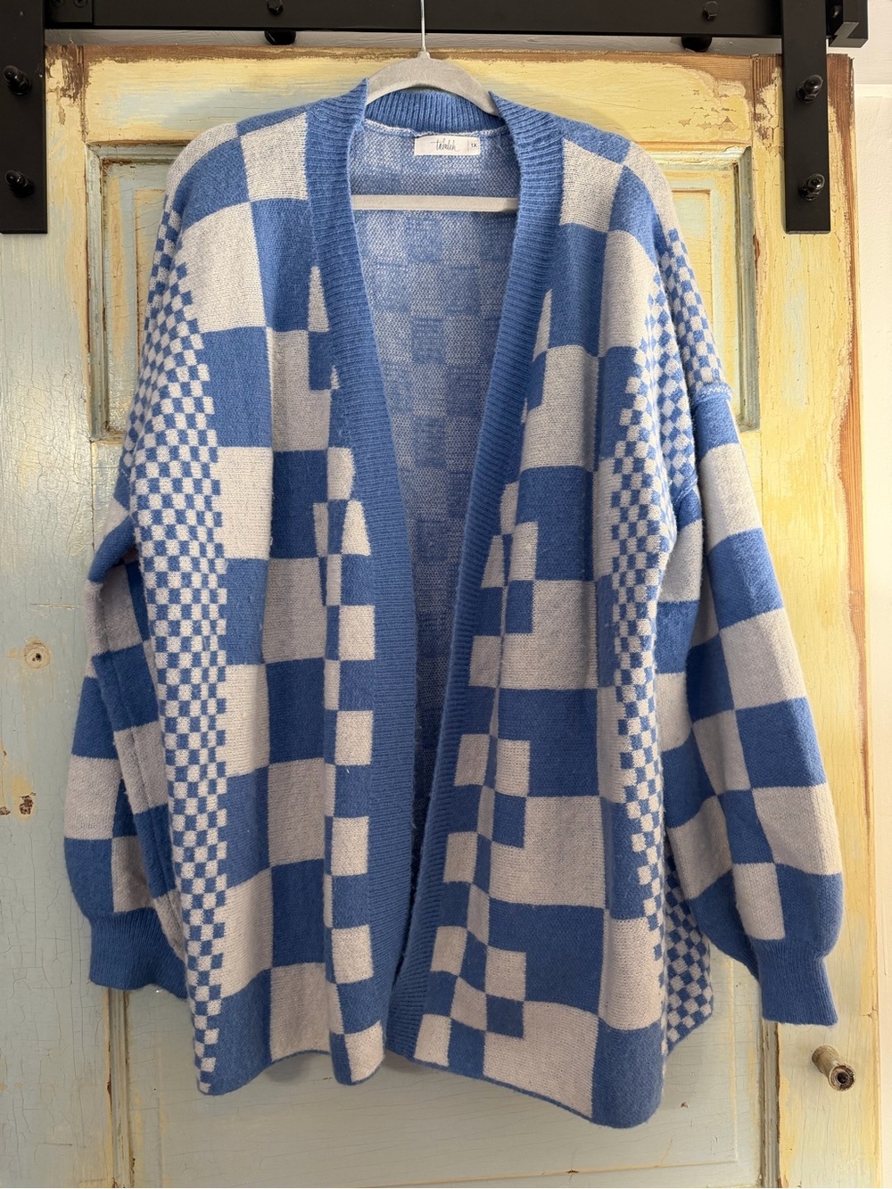 TALULAH Checkerboard Cardigan
